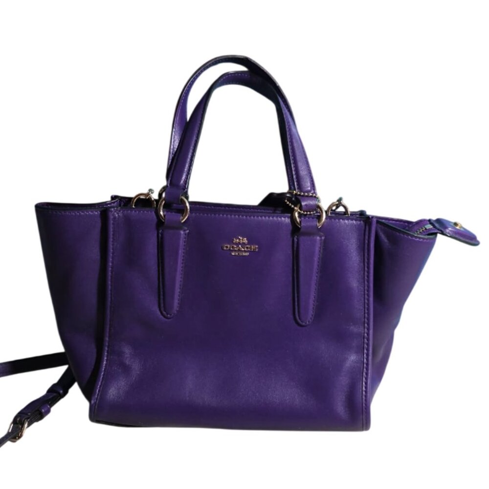 NWOT Coach Mini Crosby Carryall in smooth leather #F33537